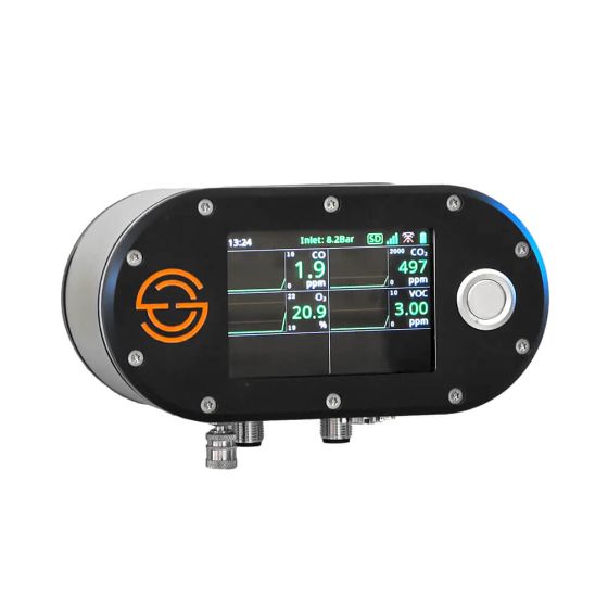 safeguard instrument for luftanalyse front svart