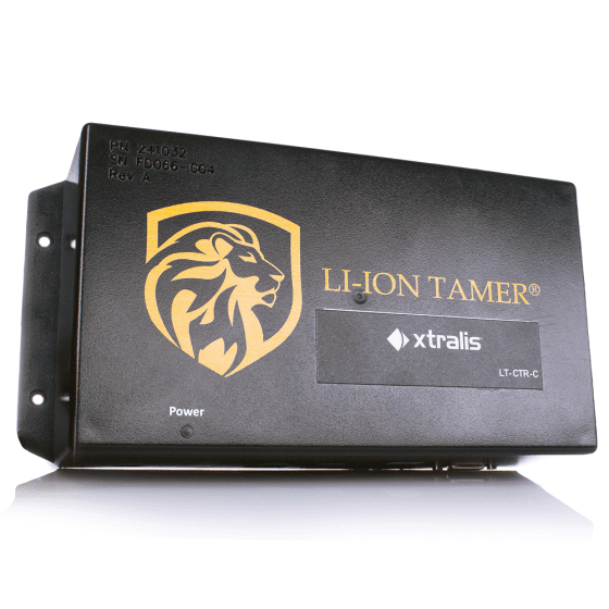 Li-ion Tamer deteksjon for batterirom