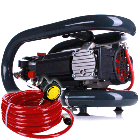 Dykkekompressor Hookah - 230V | 500W | 210 l/min