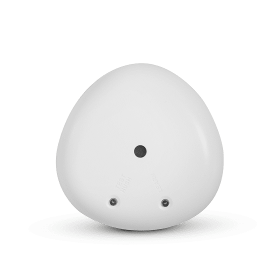 røykvarsler pebble seriekoblet brannalarm hvit front