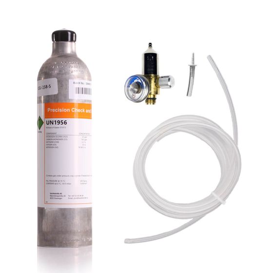 Kalibreringskit for gassmålere uten pumpe