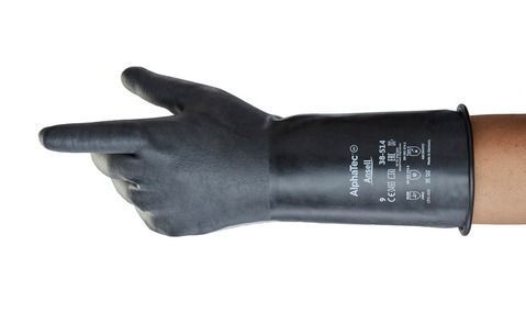 Butylhansker fra Ansell - Svart