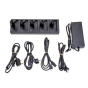 CleanAIR 5 port multilader for batteri til 2F vifte