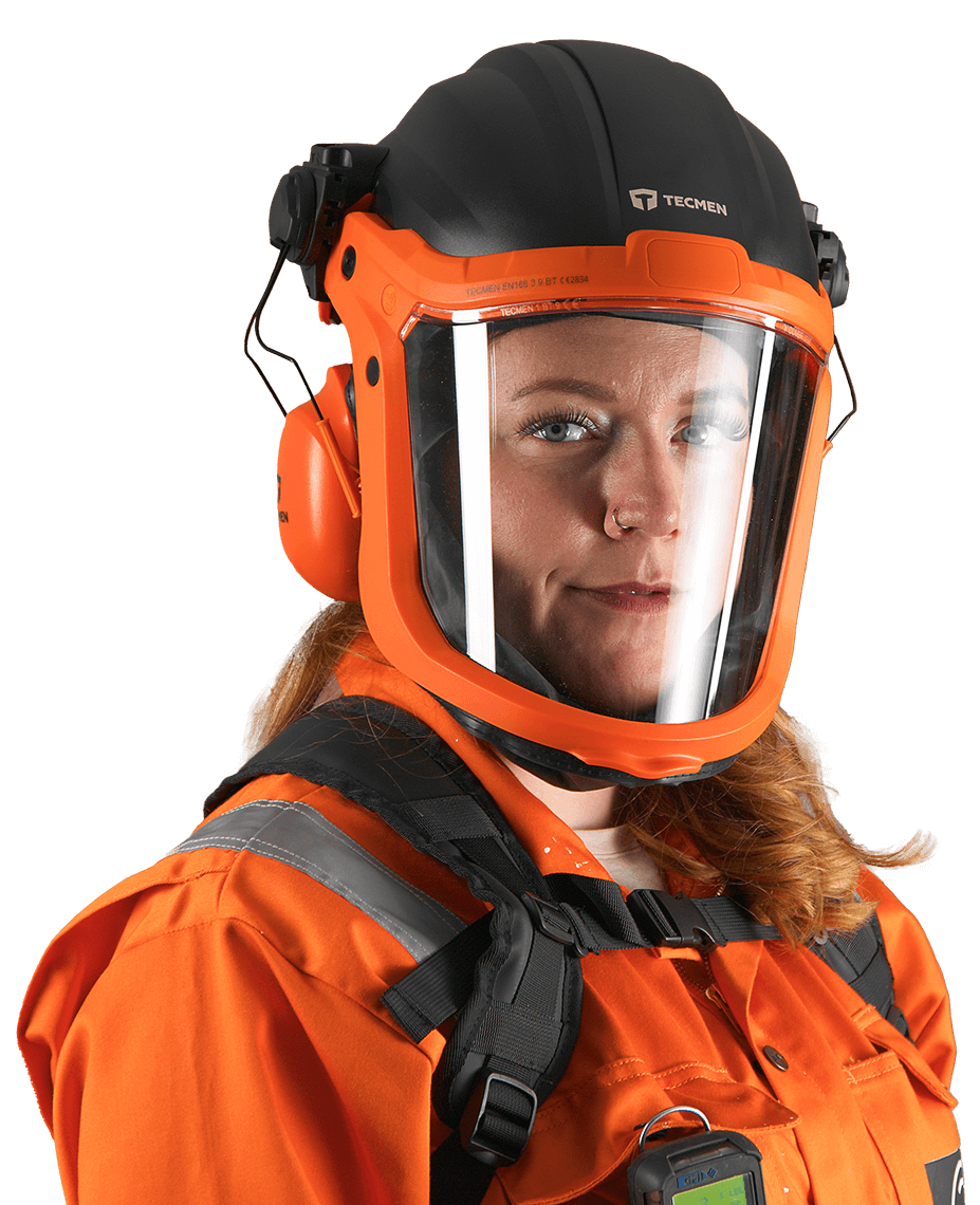 gassmåler for voc cub sort og rød gassvarsler fra siden