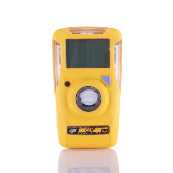 gassmåler gul front bw clip for h2s gassvarsler